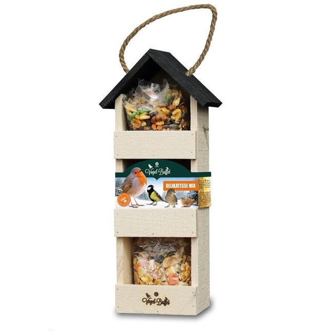 Bird-Buffet | Etagere Culinair inclusief 3 voedermengsels | 500 gram