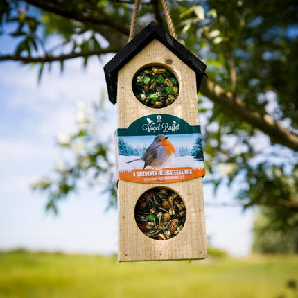 Bird-Buffet | Chalet feeder vogelhuisje voor Roodborstjes