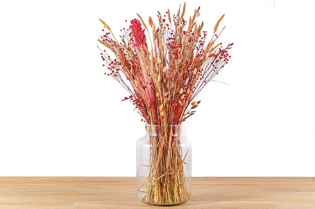 Droogbloemen boeket 'Asciutto' Pink Oasis ↑70cm