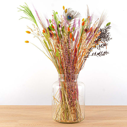 Droogbloemen boeket 'Asciutto' Rainbow Feel ↑70cm