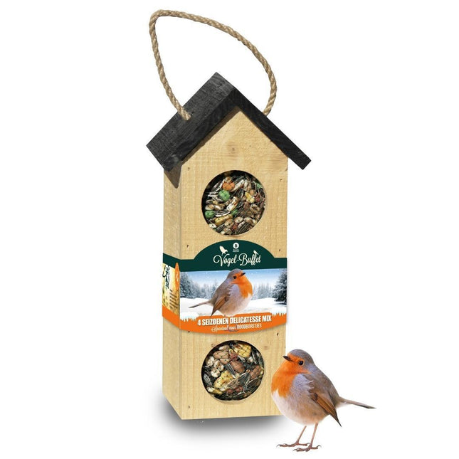 Bird-Buffet | Chalet feeder vogelhuisje voor Roodborstjes